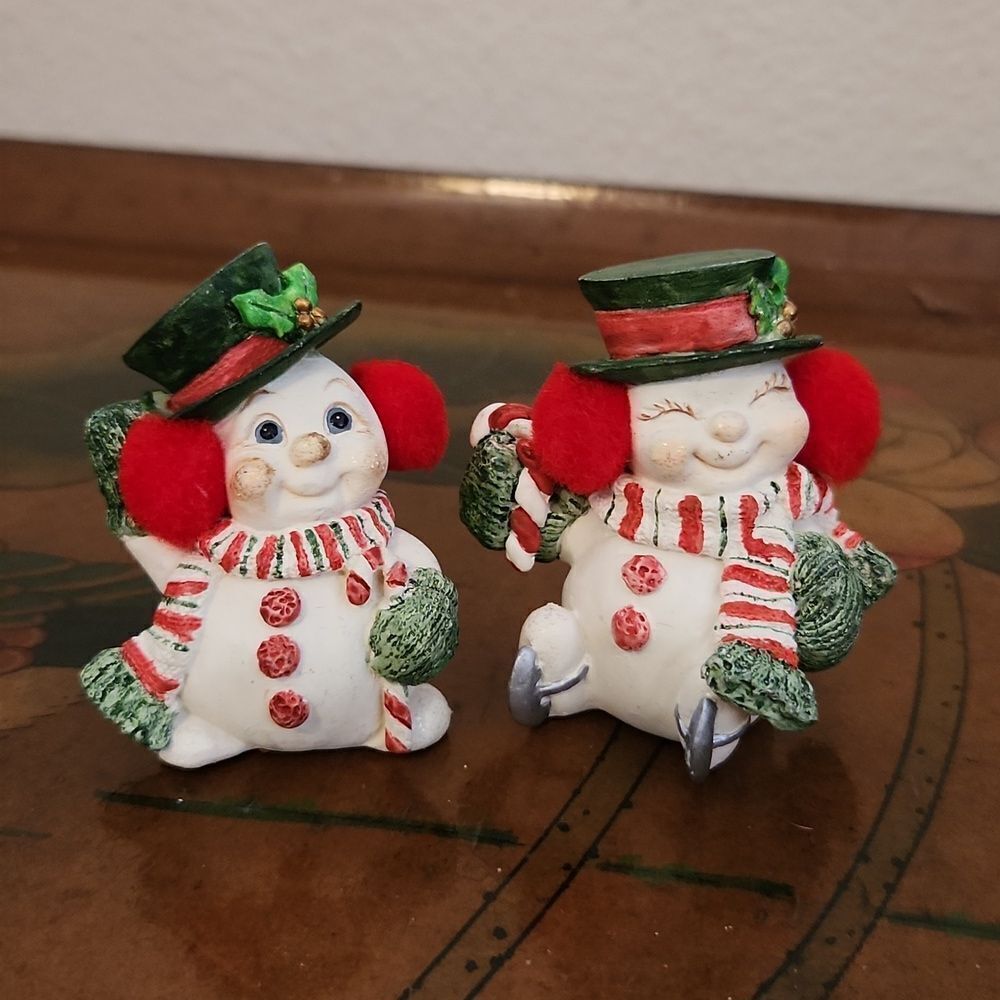 Dreamscicles 1998 Snoman Figurines Set of 2